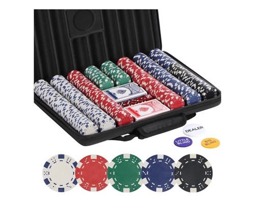 Poker chips set 499 - chips, set,499